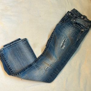 MissMe size 27 bootcut jeans.
